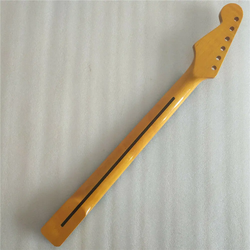 22 лада кленовый гриф из черного дерева для шеи электрогитары ST style|Деревянные