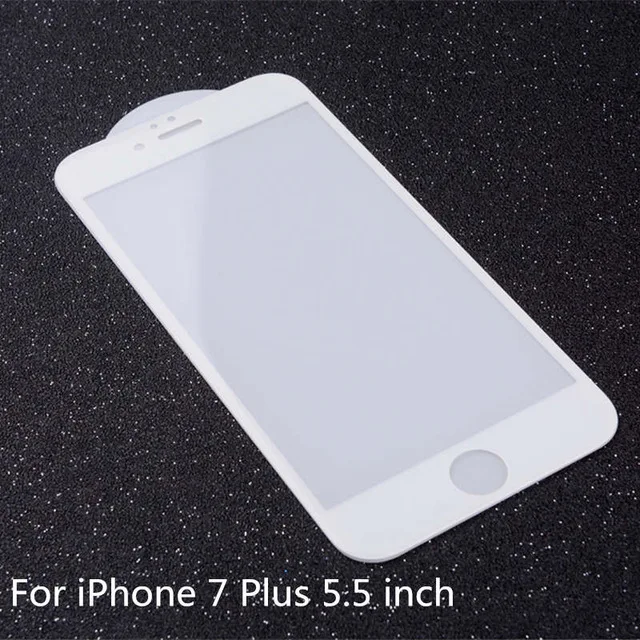 Wither For 7 Plus Полное покрытие 5D стекло для iphone 7 закаленное стекло для iphone 6 6S 7 Plus супер Взрывобезопасное защитное стекло пленка на 6 6S 7 4," 5,5" - Цвет: Wither For 7 Plus