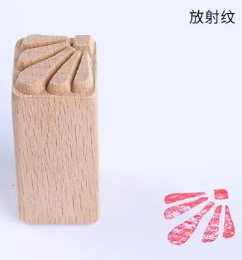 as picture Ручные резные деревянные штампы для печати DIY глиняная керамика печатные блоки глиняные инструменты лист/рыбья кость/белка/цветок/олень/дерево - Цвет: as picture