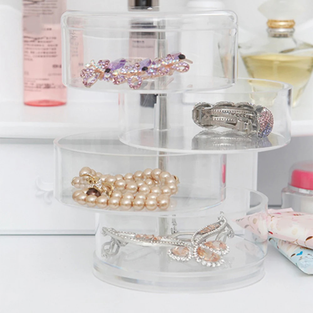 Behogar 5 многослойный вращающийся органайзер для макияжа косметический Дисплей