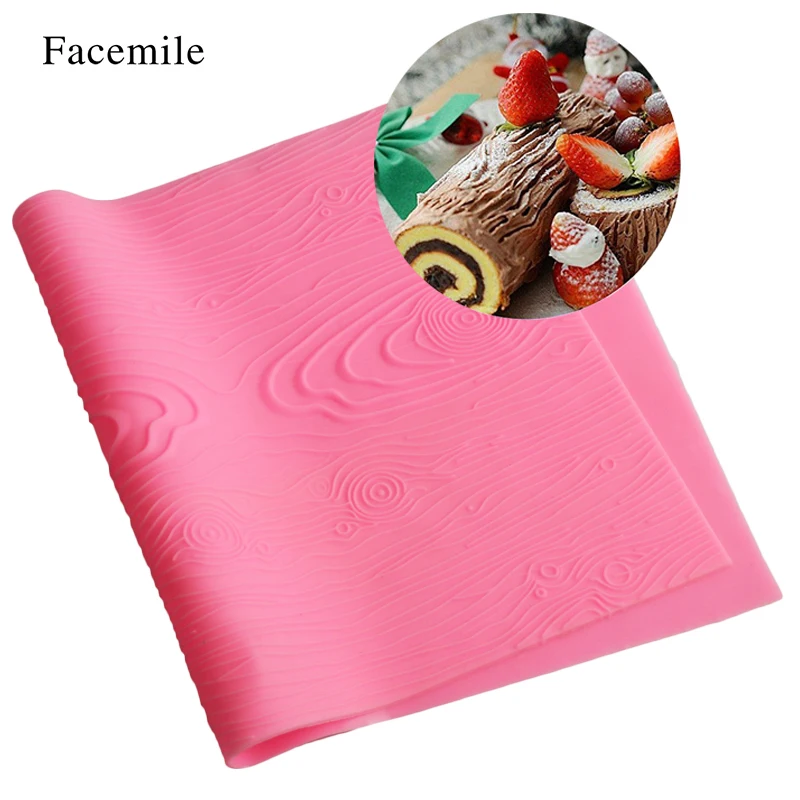Силиконовый коврик для выпечки с текстурой дерева и лая|impression mat|silicone fondantfondant cake |