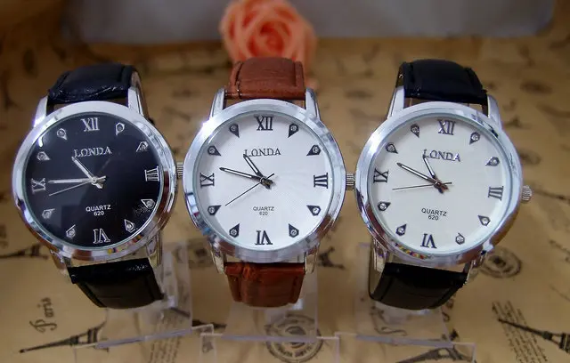 Лидер продаж кожаные часы для мужчин Лидирующий бренд Relogio Masculino мужские