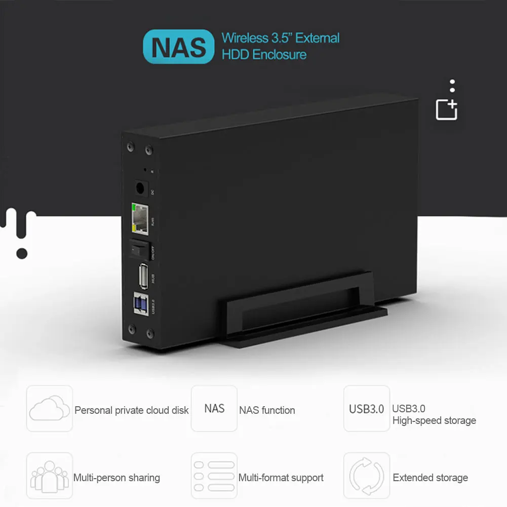 10 ТБ внешний твердотельный накопитель USB3.0 90 МБ/с. с NAS Интеллектуальный металлический WAN Сетевой накопитель беспроводной корпус для жесткого диска облачный диск