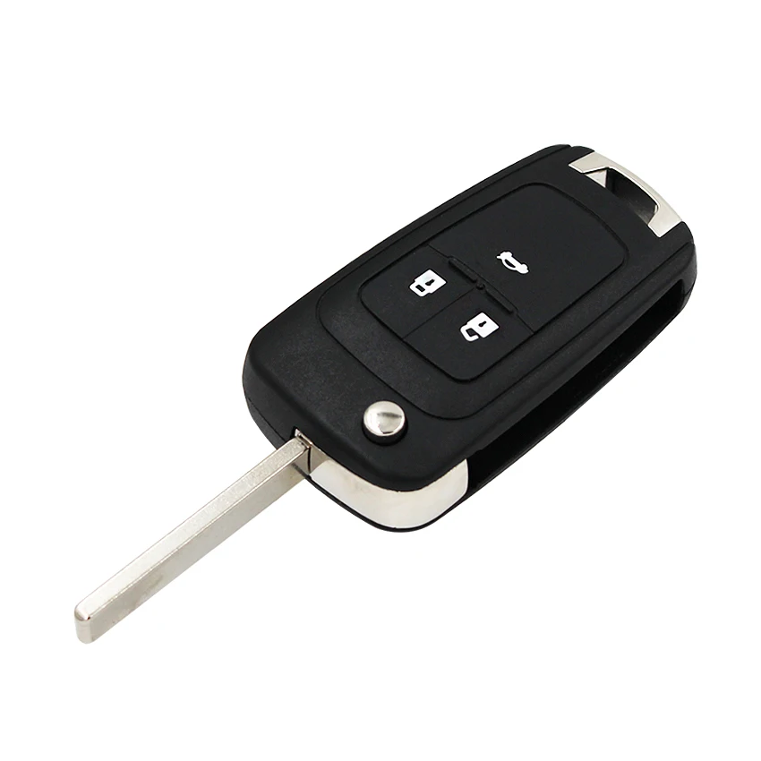 3 кнопки keyless-go Складной флип дистанционного брелока для Chevrolet Cruze Aveo 433 МГц с 46 чип HU100 Балде