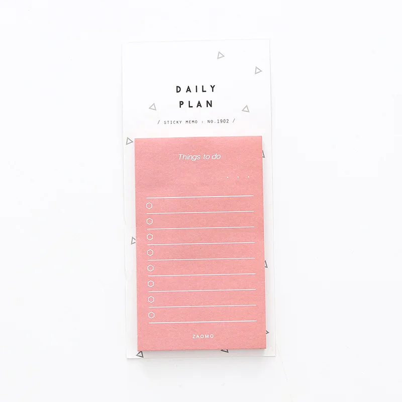 2 шт. простая в использовании ежедневная заметка коврик для записей клейкие