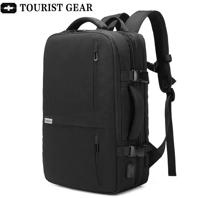 Бизнес bagpack Для мужчин Дорожная сумка mochila usb зарядки защита от кражи рюкзак для