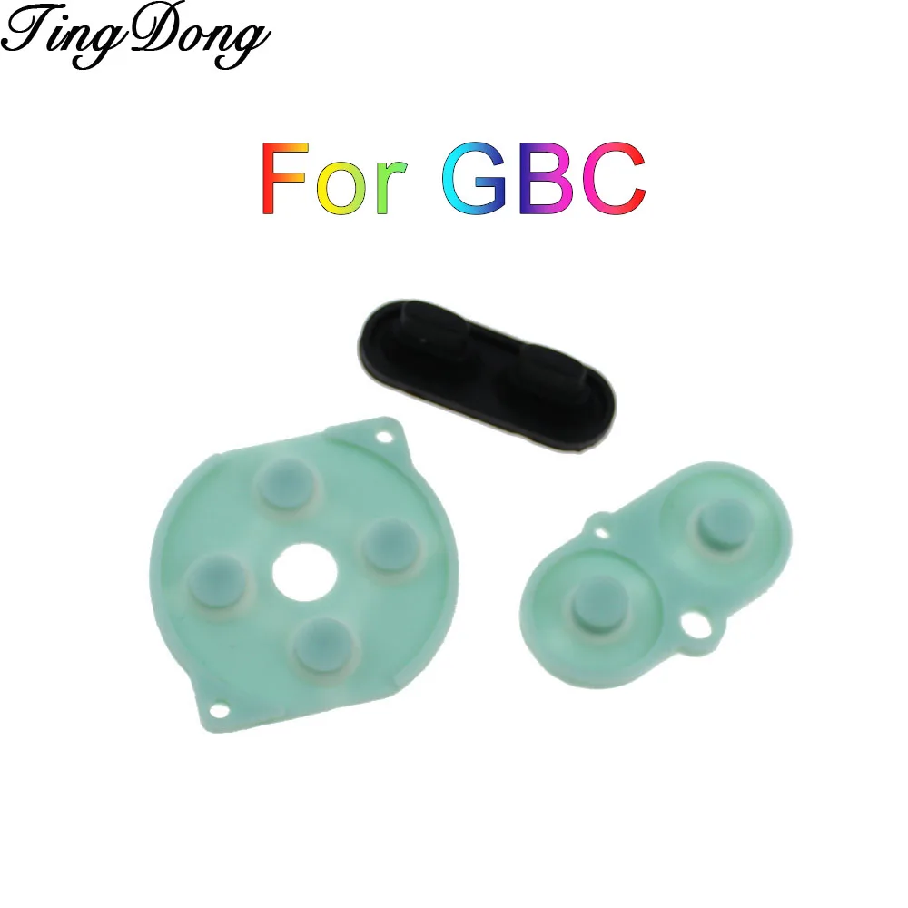 1 Набор проводящих резиновых прокладок для Nintendo GameBoy Color GBC Button D-Pad A B Start |