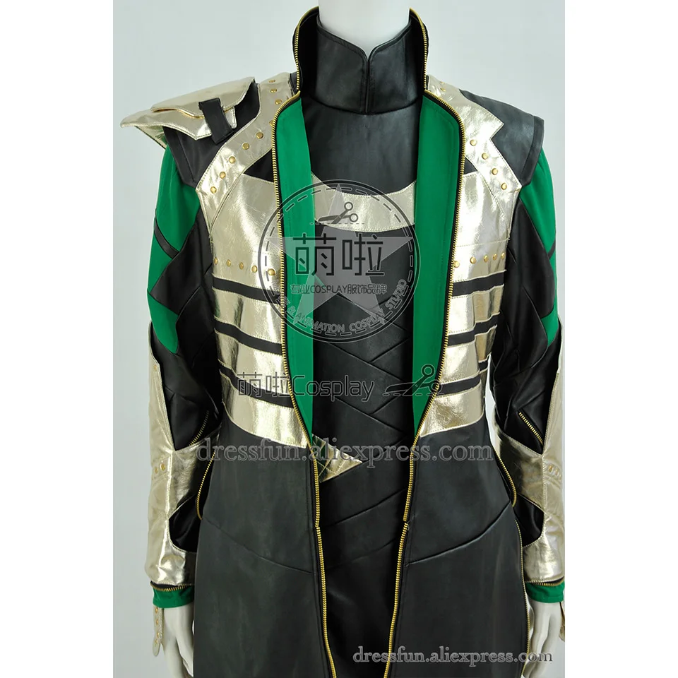 Тор 2 Темный мир Косплей Костюм Локи черная кожаная форма новый полный комплект