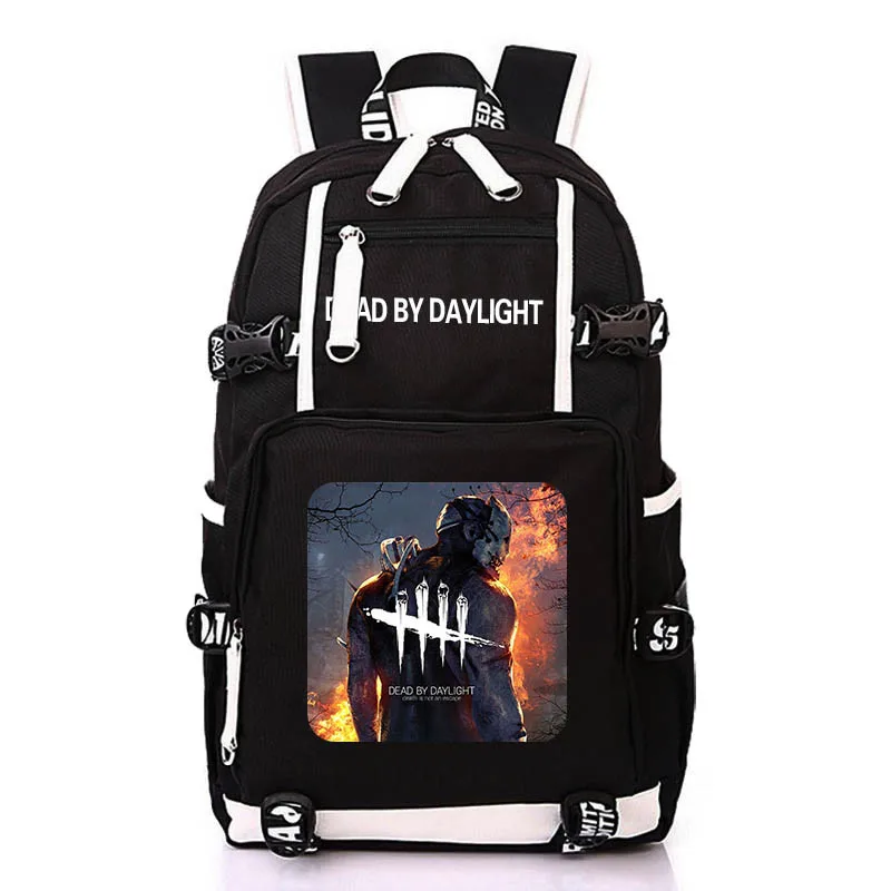 Рюкзак с принтом Dead by Daylight, рюкзак с игровой символикой, usb зарядка, рюкзак для ноутбука, большой рюкзак для путешествий, брезентовые школьные сумки, унисекс, рюкзак