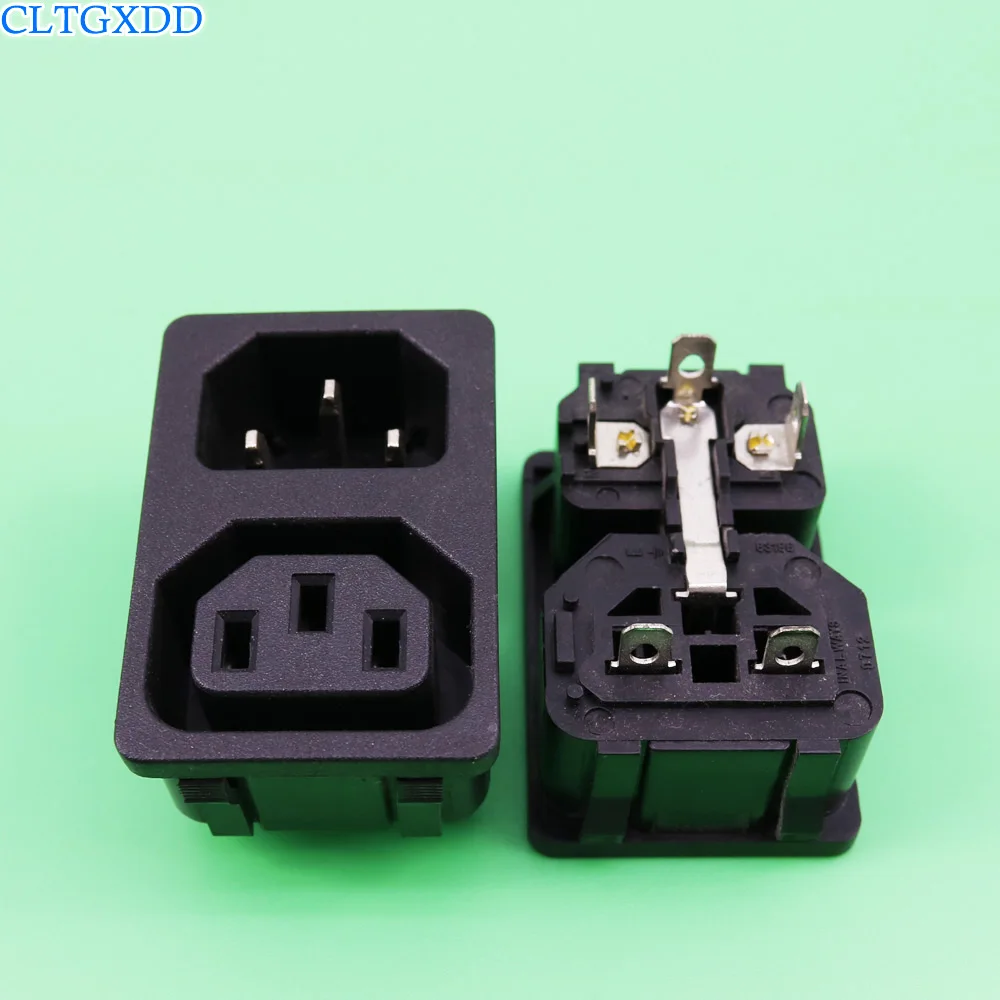 Cltgxdd Черный CE Rohs 250v 10a abs Материал медный переменный ток выход IEC320 C13 C14