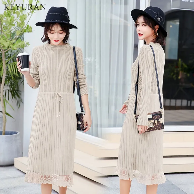 С длинным рукавом Кружева Беременность платья Одежда для беременных Для женщин