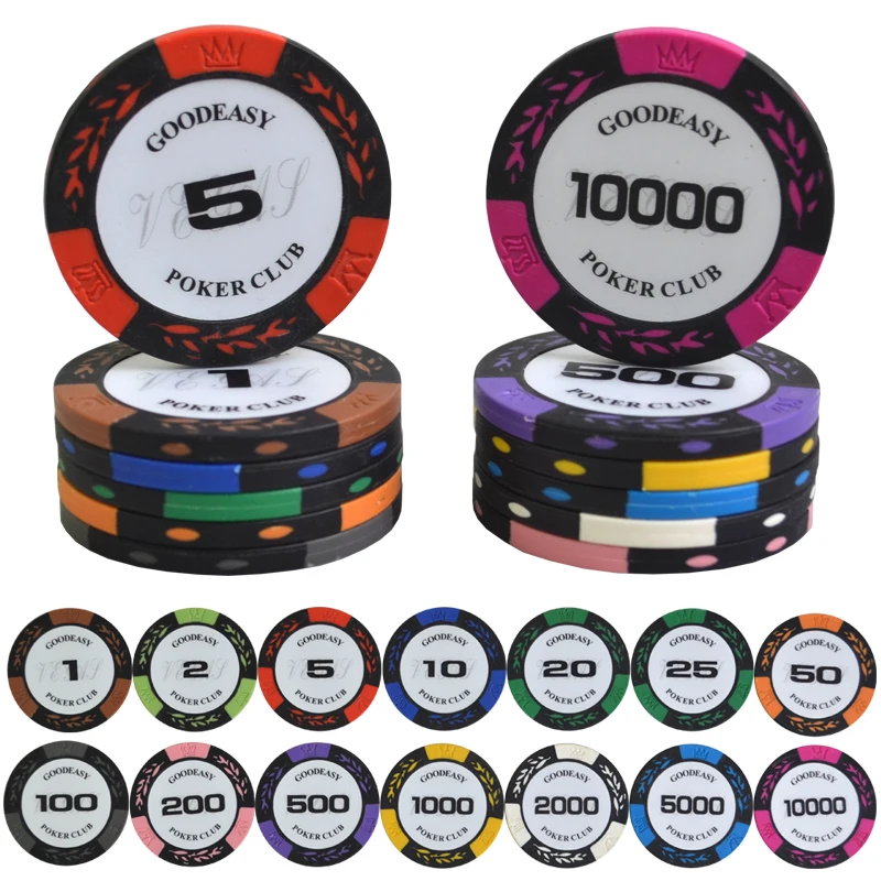 

Высококачественные 25 шт./лот пшеничные дизайнерские монеты для казино Техасская глина покерные чипсы Бакара высококлассный набор 14 г покер...