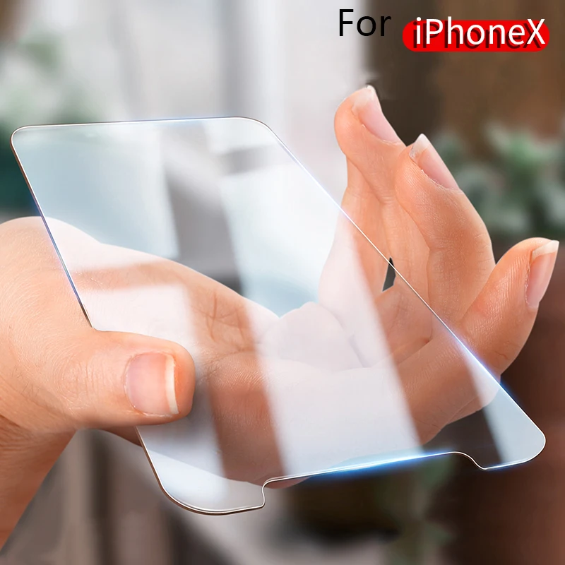 5 шт. для iphone X Xs Max Xr 8 Plus Apple 4 4s 5s 5c SE 6 6s 7 защита экрана из закаленного стекла 2.5D Arc glass