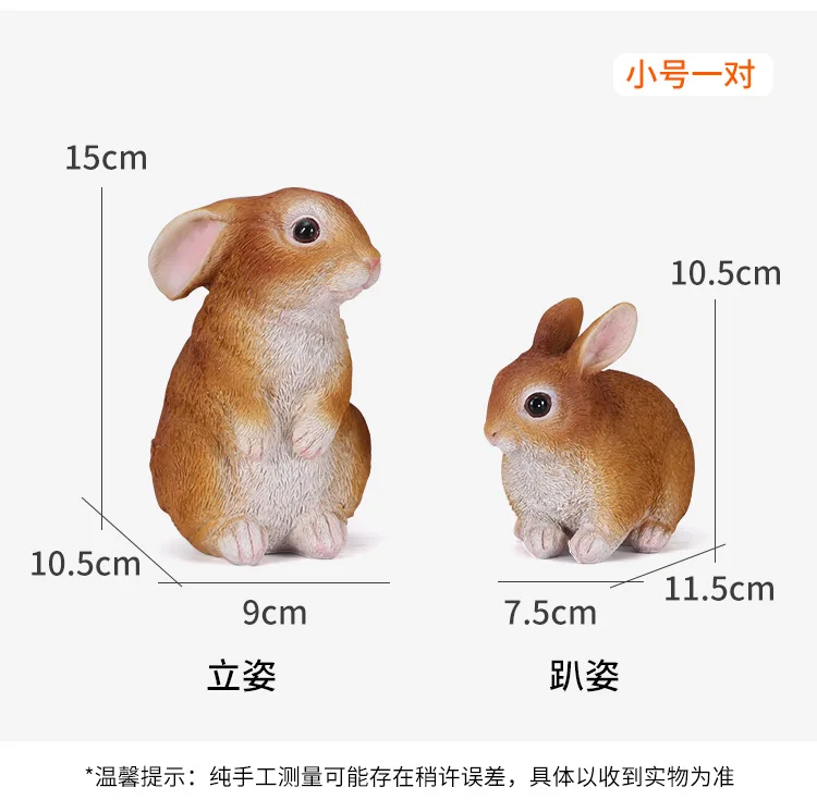 

Idyllic Cute Rabbit Home Room Decorations Girl Bedroom Romantic Decoration Birthday Gift Figurines Miniatures Decoration Crafts