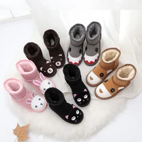 celveroso warm kids snow boots for children new toddler winter child monsters shoes non slip flat round toe girls baby boots