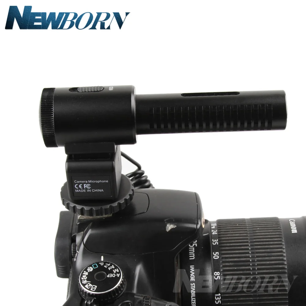 Профессиональный конденсаторный микрофон для камеры Canon EOS M2 M3 M5 M6 800D 760D 750D 77D 80D 5Ds R