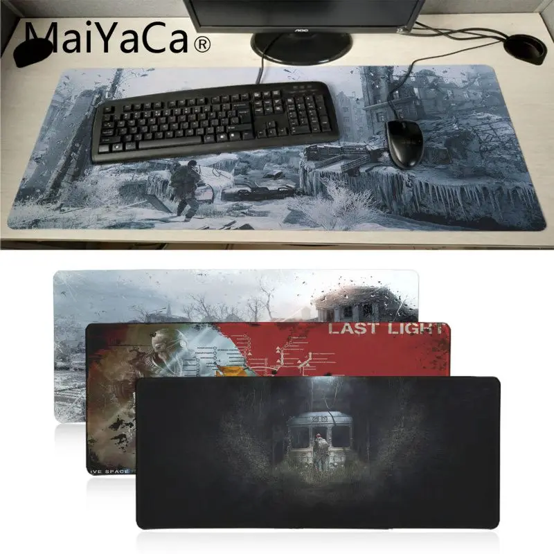 Maiyaca винтажный крутой metro 2033 резиновый коврик для мыши игровой ноутбук ПК