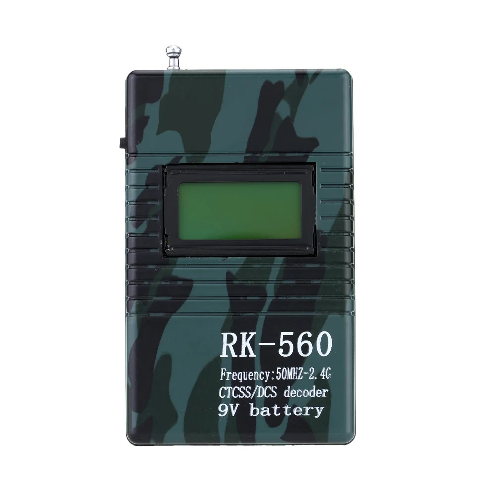 MYLB RK560 50 мГц 2 4 ГГц Портативный ручной счетчик частоты DCS CTCSS Радио Частота