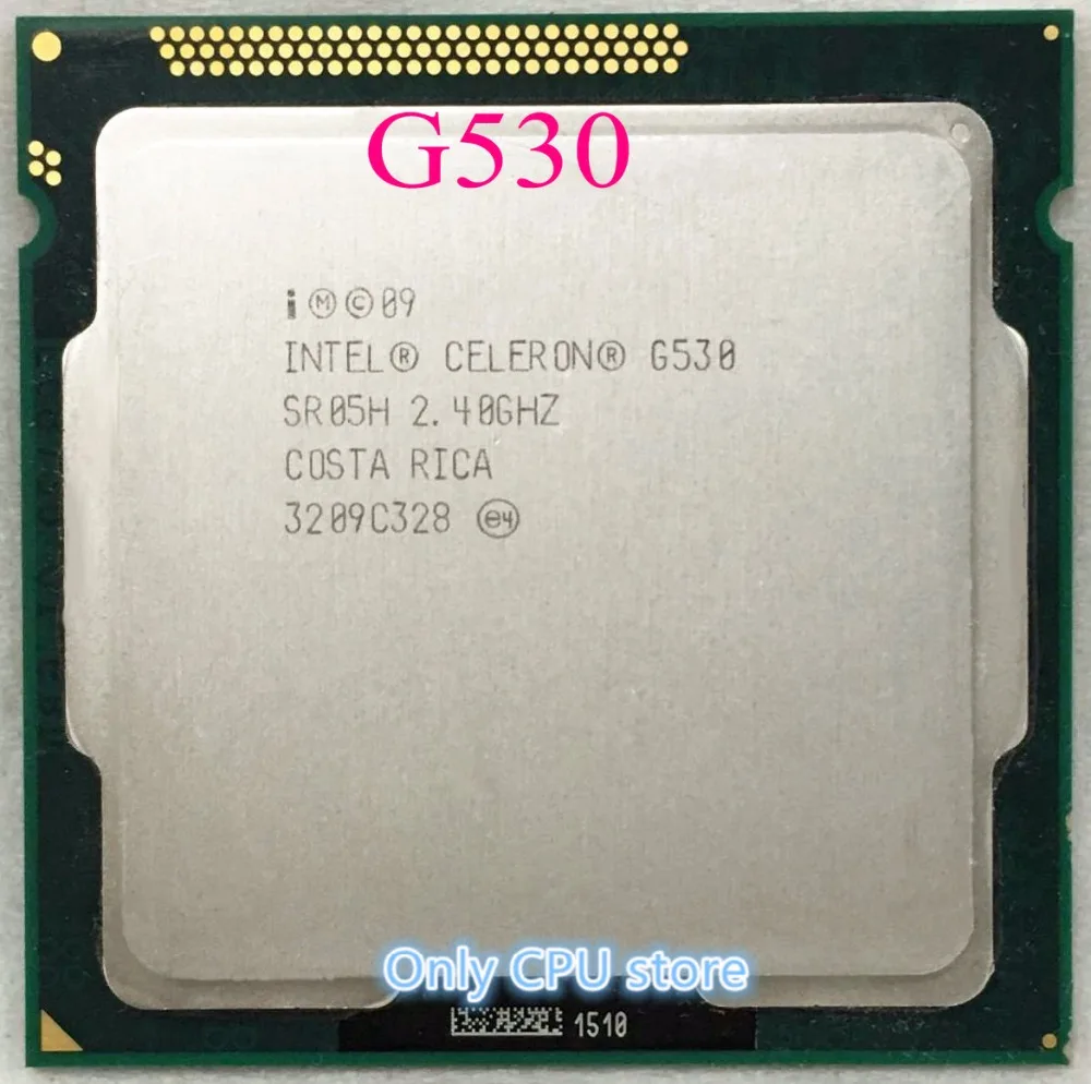 Бесплатная доставка процессор G530 Celeron 2 Мб кэш 40 ГГц LGA 1155 TDP 65 Вт для настольного