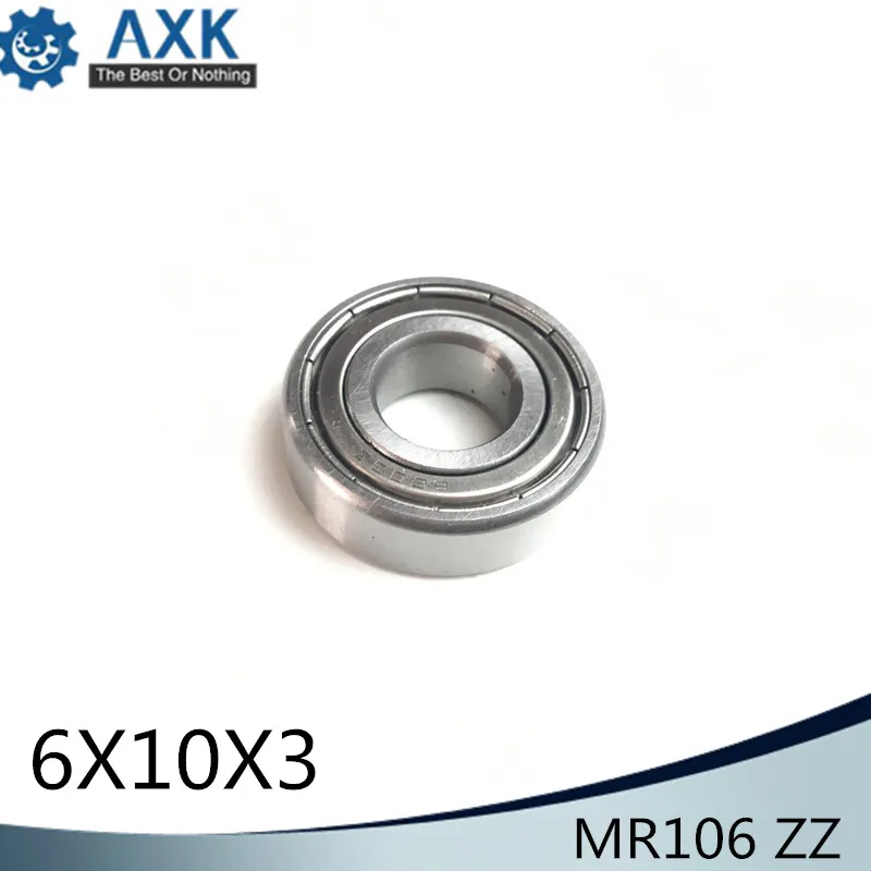 MR106zz подшипник 6*10*3 мм (10 шт.) ABEC 5 миниатюрные MR106 Z ZZ высокоточные шарикоподшипники