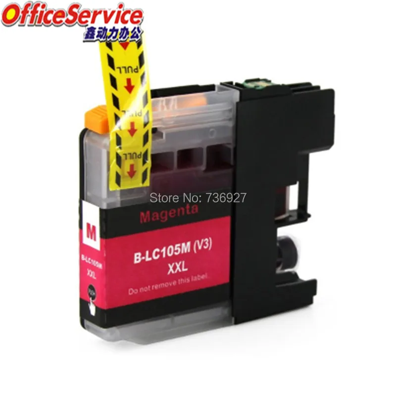 Совместимый чернильный картридж LC105 LC107 для Brother MFC J4710DW J4610DW J4510DW J4410DW J4310DW J6520DW J6720DW