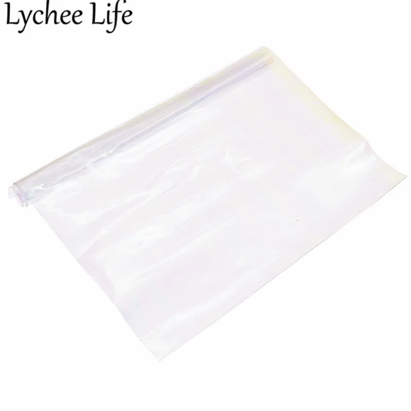 Lychee Life DIY Прозрачная ПВХ ткань красочные 21x29 см ткань ручной работы современная домашняя одежда текстильные принадлежности для шитья товары