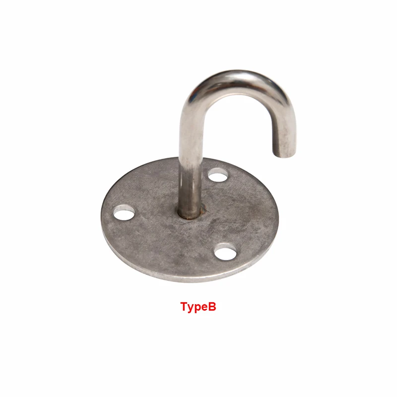Type B Крючок из нержавеющей стали серебряный крючок для подвесного потолочного вентилятора и потолочного светильника - Цвет: Type B