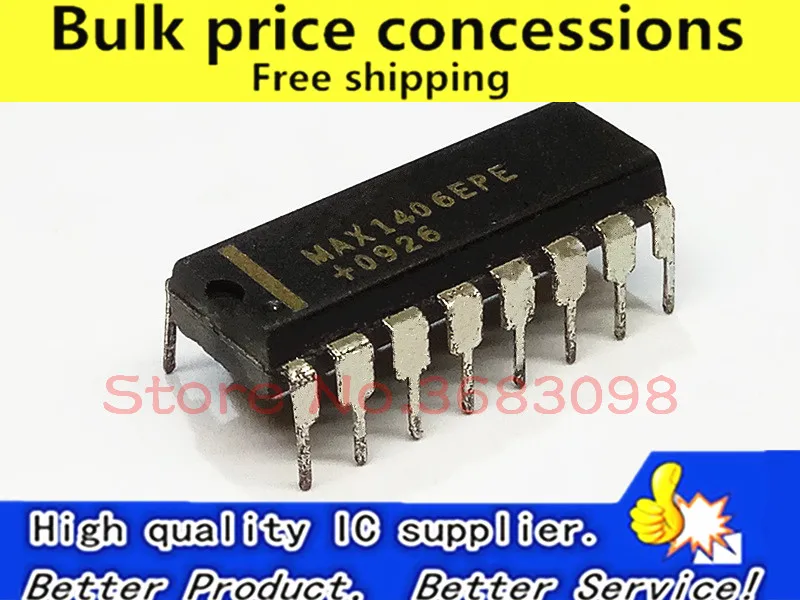 

Free Shipping 10pcs/lots MAX1406 MAX1406EPE MAX1406CPE DIP-16 IC NEW