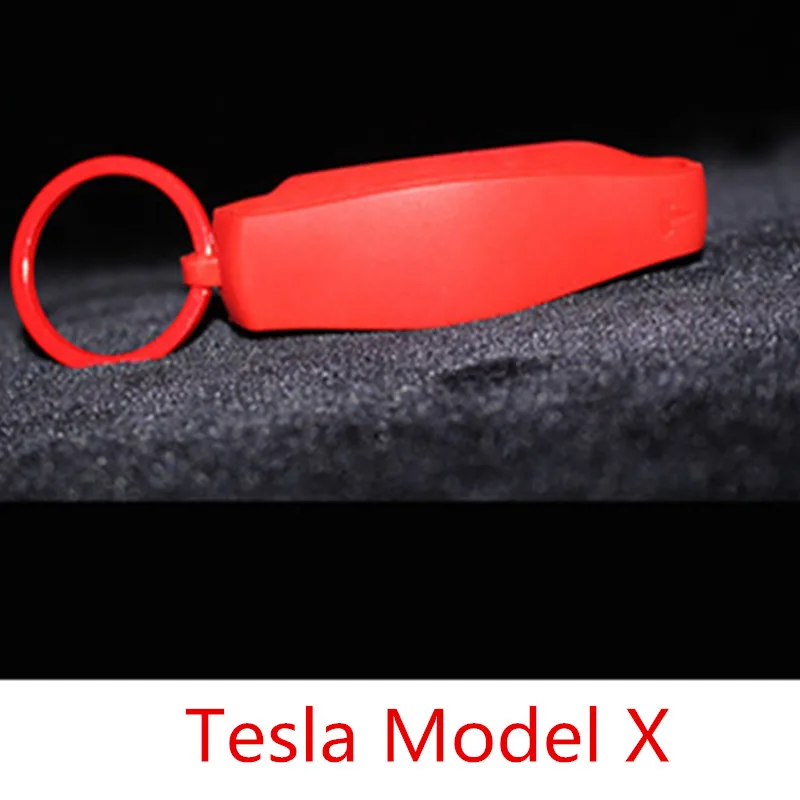 Tesla модель X S смарт-ключ защитный чехол Брелок креативный кулон защитный чехол автомобильный ключ чехол для Tesla модель X S - Название цвета: Red (Tesla X)