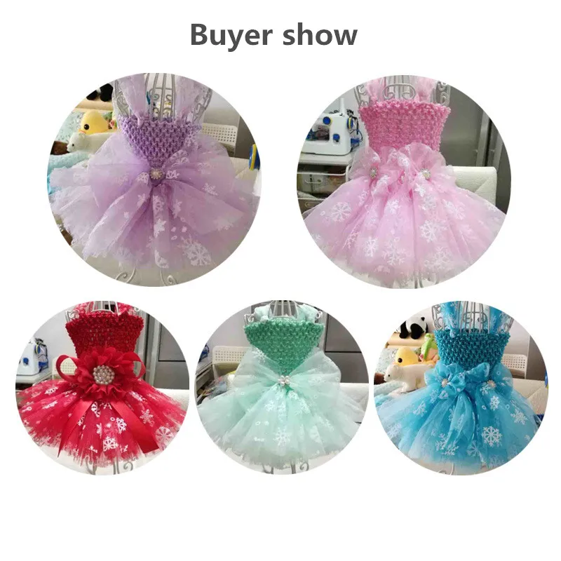 

15cm*10Y Snowflake Soft Fabric Tulle Roll Tutu Skirt DIY Gift Baby Shower Party Wedding Dress Birthday Christmas Decoration