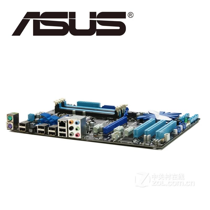 Настольная Материнская плата Asus P7H55 H55 разъем LGA 1156 i3 i5 i7 DDR3 16 ГБ ATX UEFI BIOS