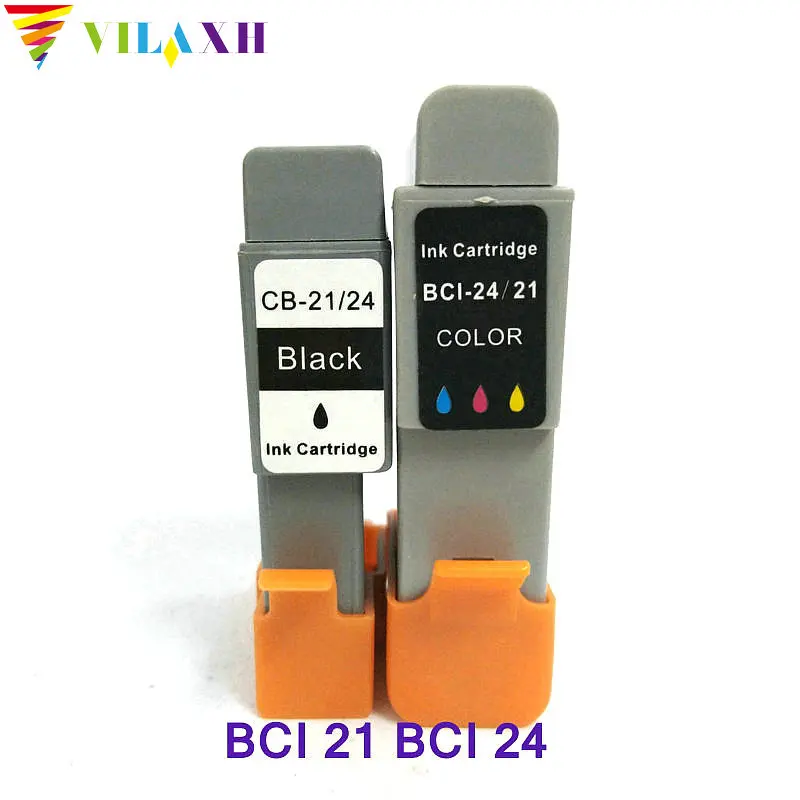 Чернильный картридж Vilaxh 2pk BCI 21 24 BCI21 для Canon mp130 ip1500 ip2000 i255 i355 i455 MP360 чернила