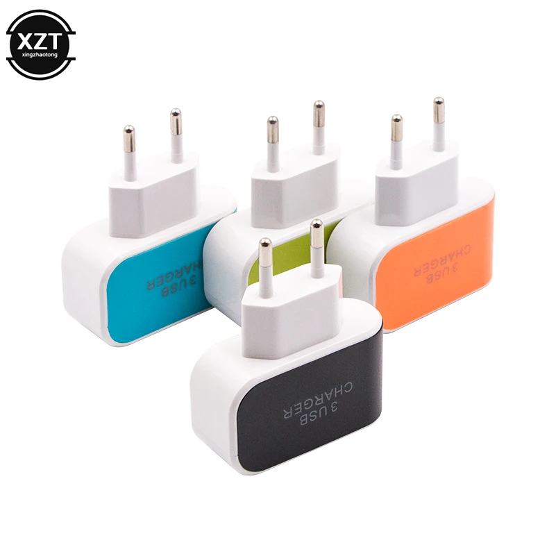 ЕС/США вилка настенная зарядная станция 3 порта USB зарядка Путешествия AC зарядное устройство s Адаптер для huawei Xiaomi iPhone samsung Galaxy