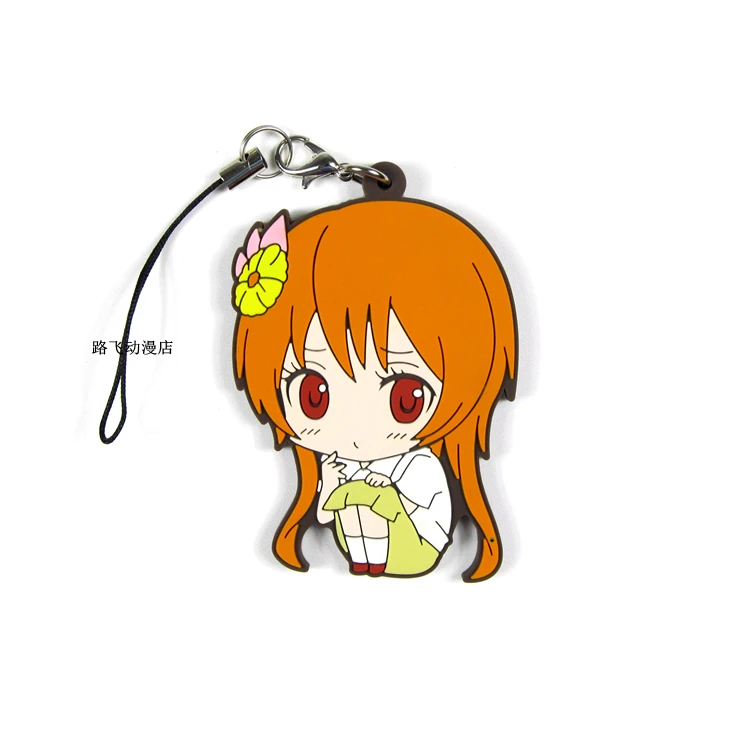 Экшн фигурка Nisekoi Ichijyo Raku Kirisaki Chitoge Onodera Kosaki Tsugumi Seishiro аниме модель резиновый брелок