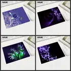 XGZ креативный фиолетовый цветочный узор различные характеристики резиновый термостойкий Коврик для мыши для Дома Офиса Подставка под чашу коврик