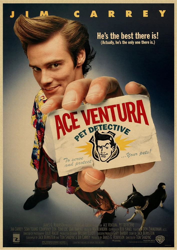 Jim Carrey плакат со сценами из фильмов Трумэн шоу маска фильм крафт-бумага Плакат Бар Кафе печать рисунок ядро декоративная живопись - Цвет: Цвет: желтый