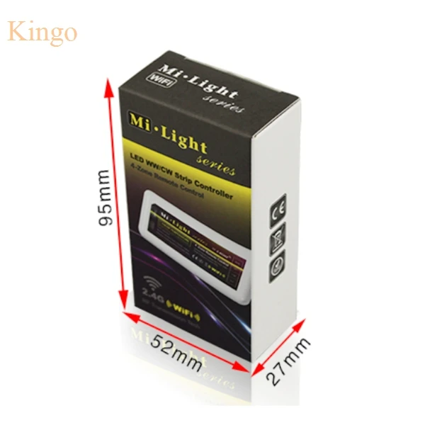 Mi Light теплый белый/холодный белый Светодиодная лента 2 4G беспроводной RF 4 Zone пульт