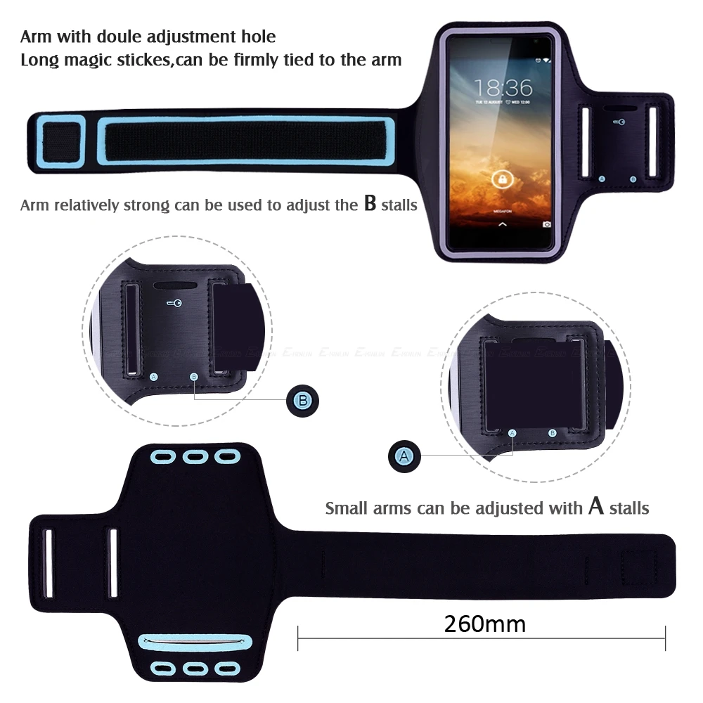 Открытый нарукавник чехол для Yota YotaPhone 2 3 Yota2 Yota3 Спорт бег тренажерный зал