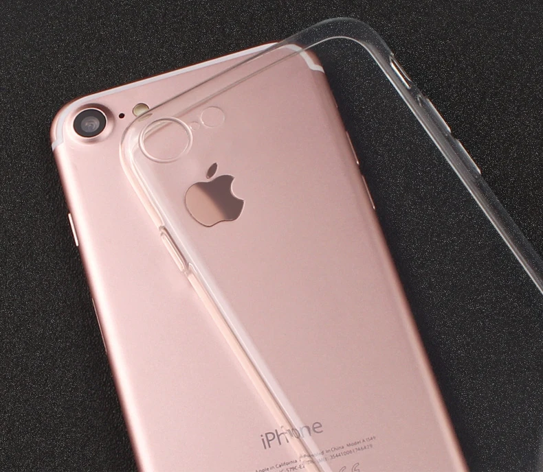 TOBOCLOO тонкий прозрачный мягкий гелевый Чехол для телефона из ТПУ чехол Apple iPhone 5 5S 6