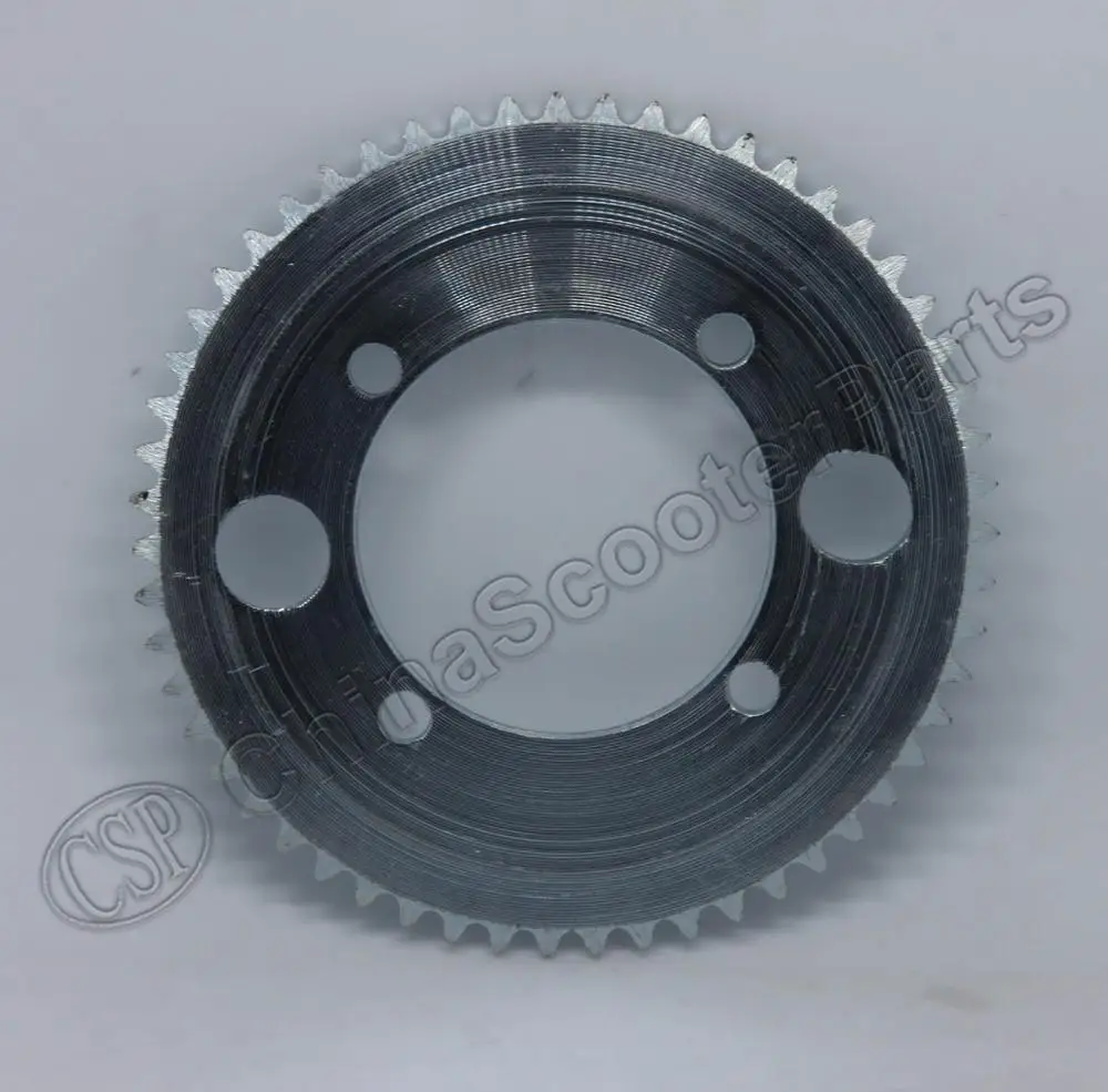 55T 55 65 80 89 зуб 55T 65T 80T 89 T 25H 54 мм Задняя звездочка для Razor EVO X-Treme IZIP E Газовый Скутер Мини Мото - Цвет: 55T