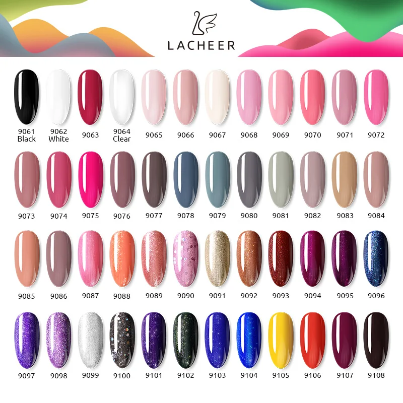 Серия Lacheer Blue Color Гель-лак для ногтей Гибридный набор маникюра Полупостоянный
