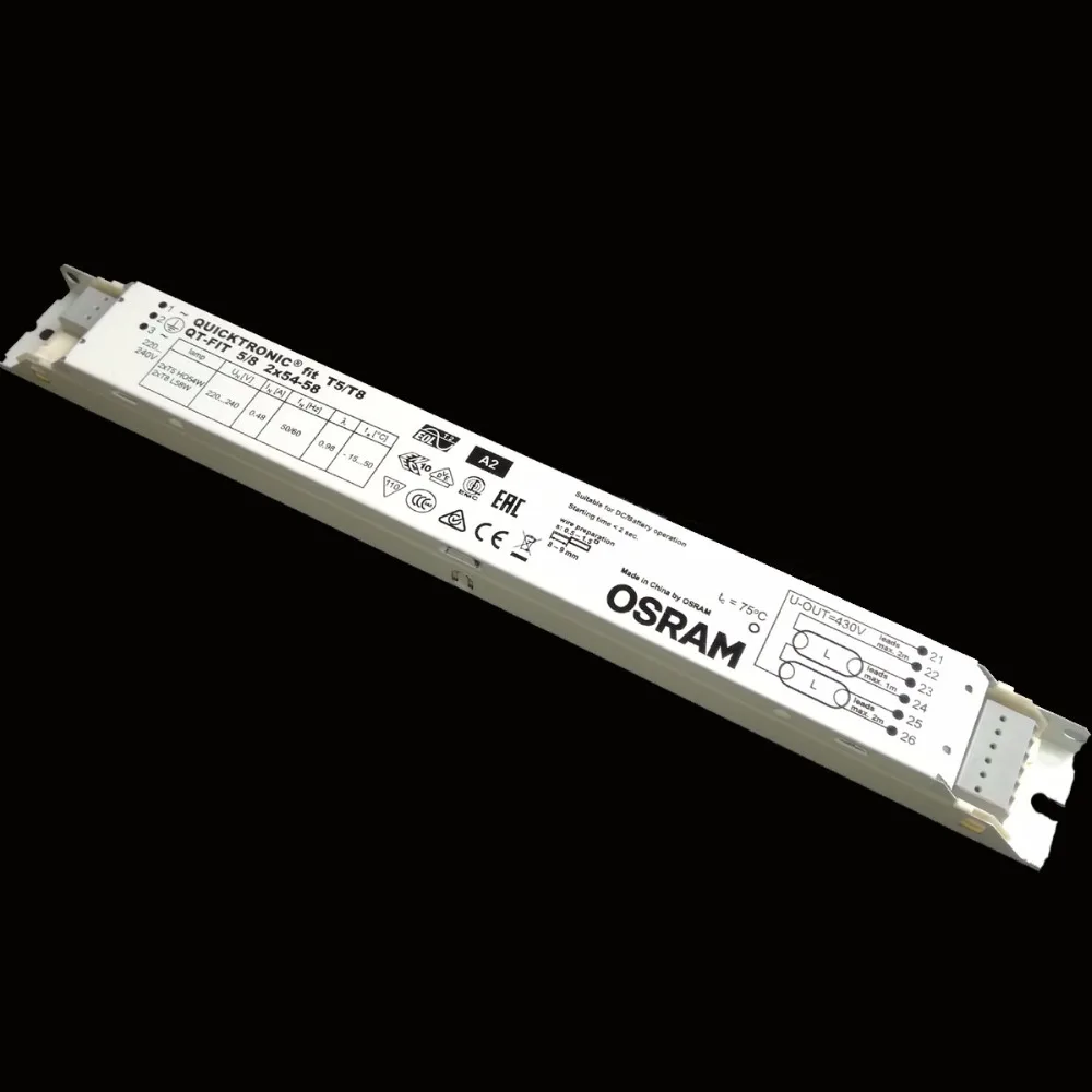 Стандартные выпрямители с электронным балластом для ламп 2 * T8 L58W T5 HO54W сертификат