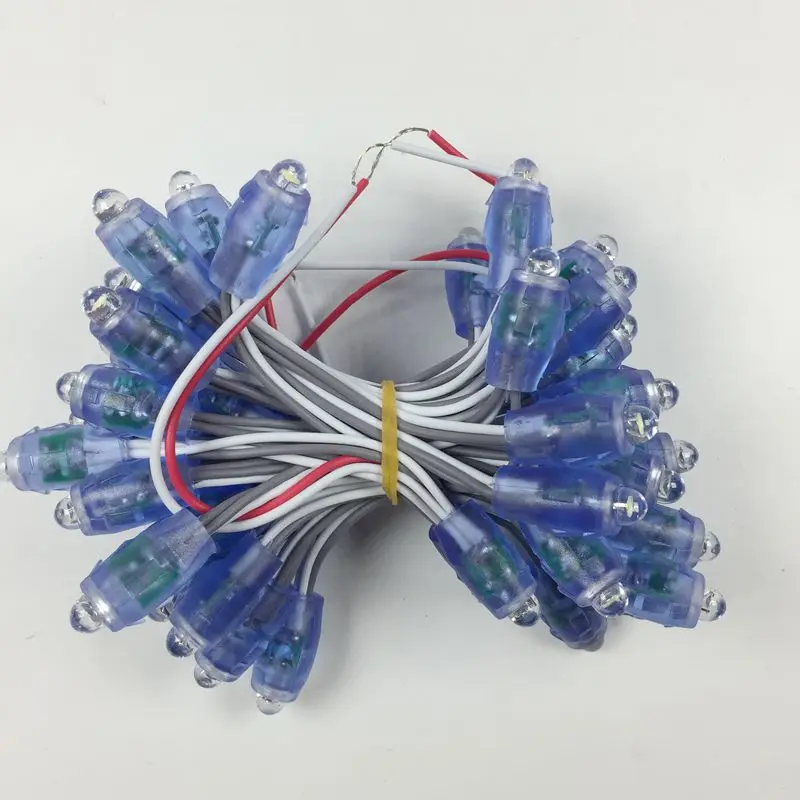 12 мм одноцветные пиксельные модули DC5V IP67 водонепроницаемые светодиодные