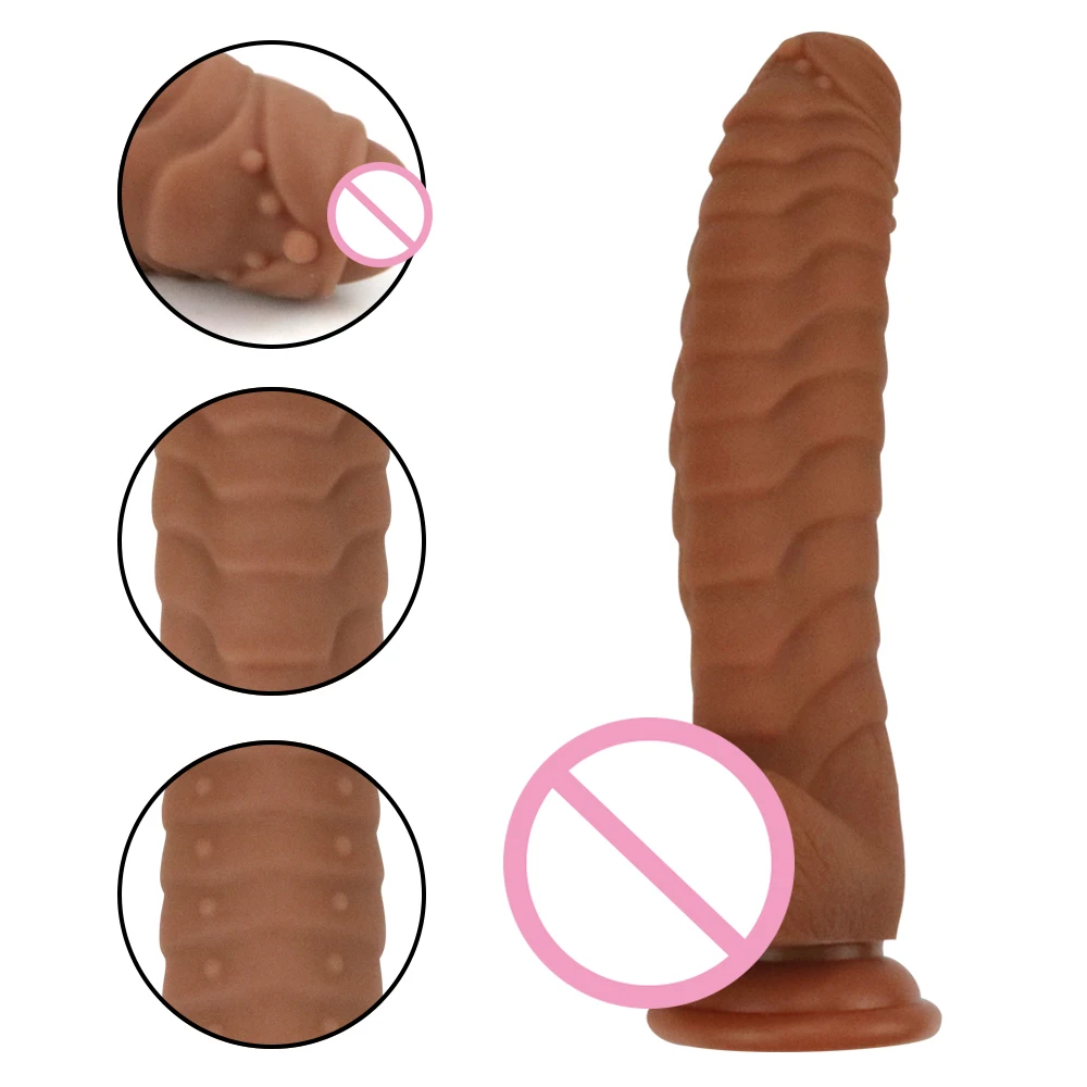 Реалистичный фаллоимитатор на присоске искусственный пенис член интимные