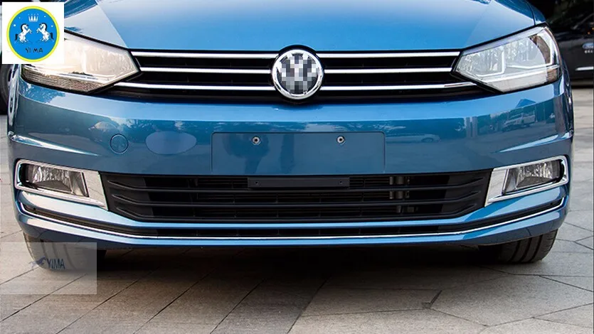 Для VW Volkswagen Touran ABS передняя противотуманная фара Крышка лампы планки 2 шт./компл