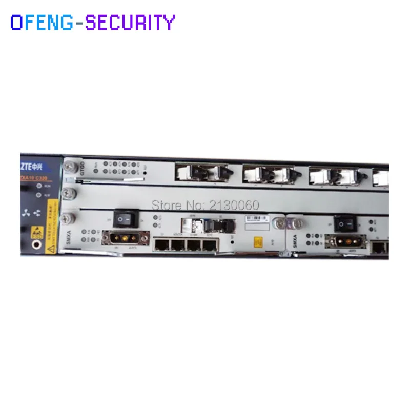 Топ zte C320 GPON EPON OLT 10GE терминал оптической линии 1 * SMXA/3 Универсальная коляска (AC