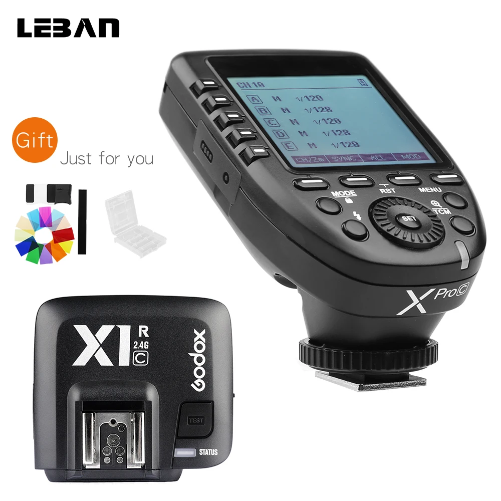 Godox XPro C + X1R триггерный передатчик с профессиональной функцией поддержка E TTL II