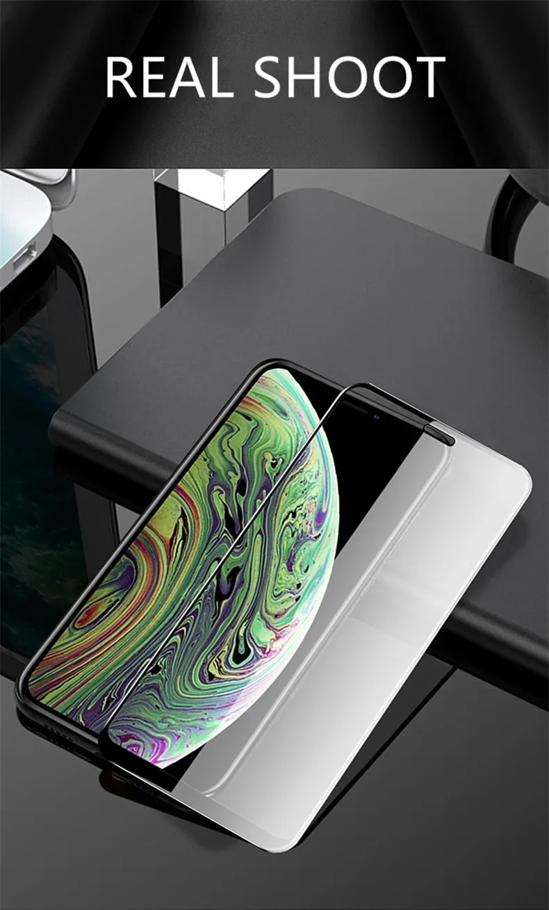 JOYCE 5D Защитное стекло для экрана для iPhone 6 7 8 XR X MAX Защитная пленка для экрана