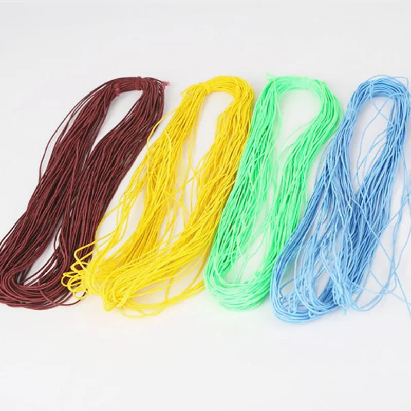10 yardsHigh-Elastic 1mm Colorful Round Elastic Band Round Elastic Rope Rubber Band Elastic Line DIY Sewing Accessories AA7678
