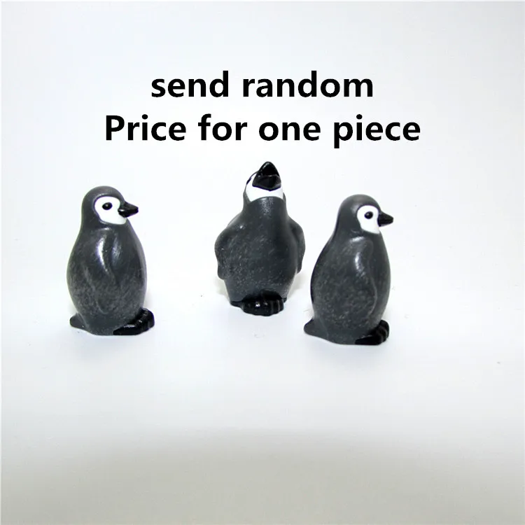 penguin 1 шт. Playmobil модель животного медведь кошка панда собака лошадь фигурки животных маленькие фигурки детей развивающие игрушки для детей - Цвет: penguin